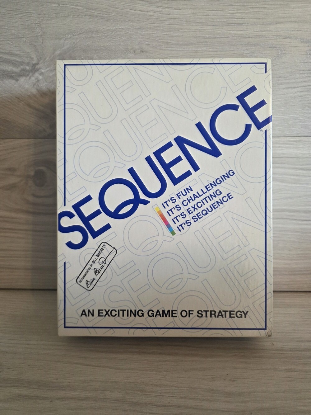 Sequence Board Game by Jax Games 1995 Vintage Strategy Game Brand SU13